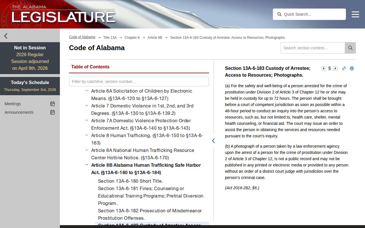Clay County Alabama arrest photograph law record page